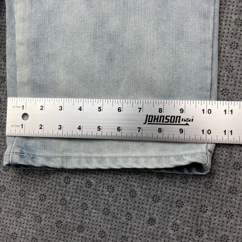 Ecko Unltd Mens Baggy Fit Cargo Jeans Wide Leg Double Knee Denim Size 34 - 40x32